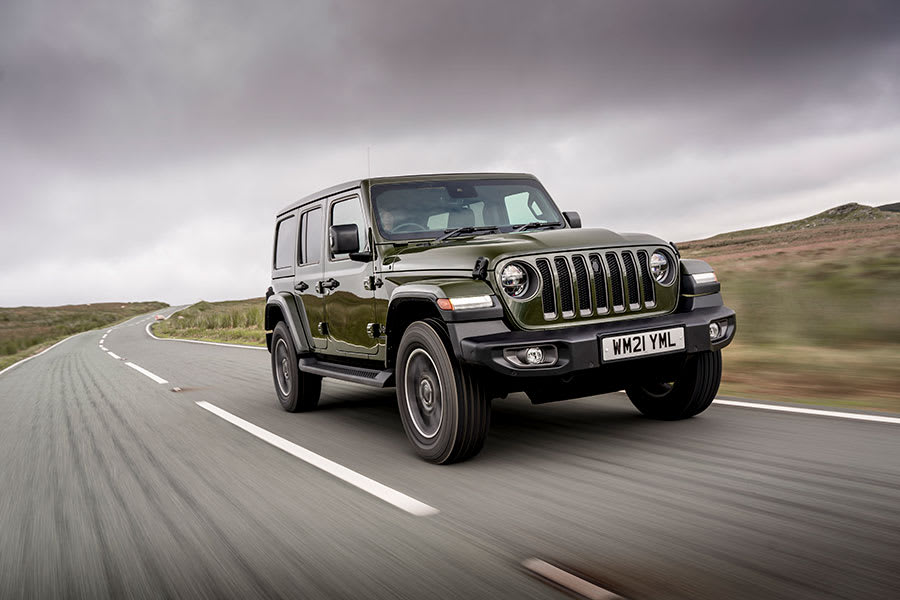 Rugged Jeep Wrangler improved both on and off road